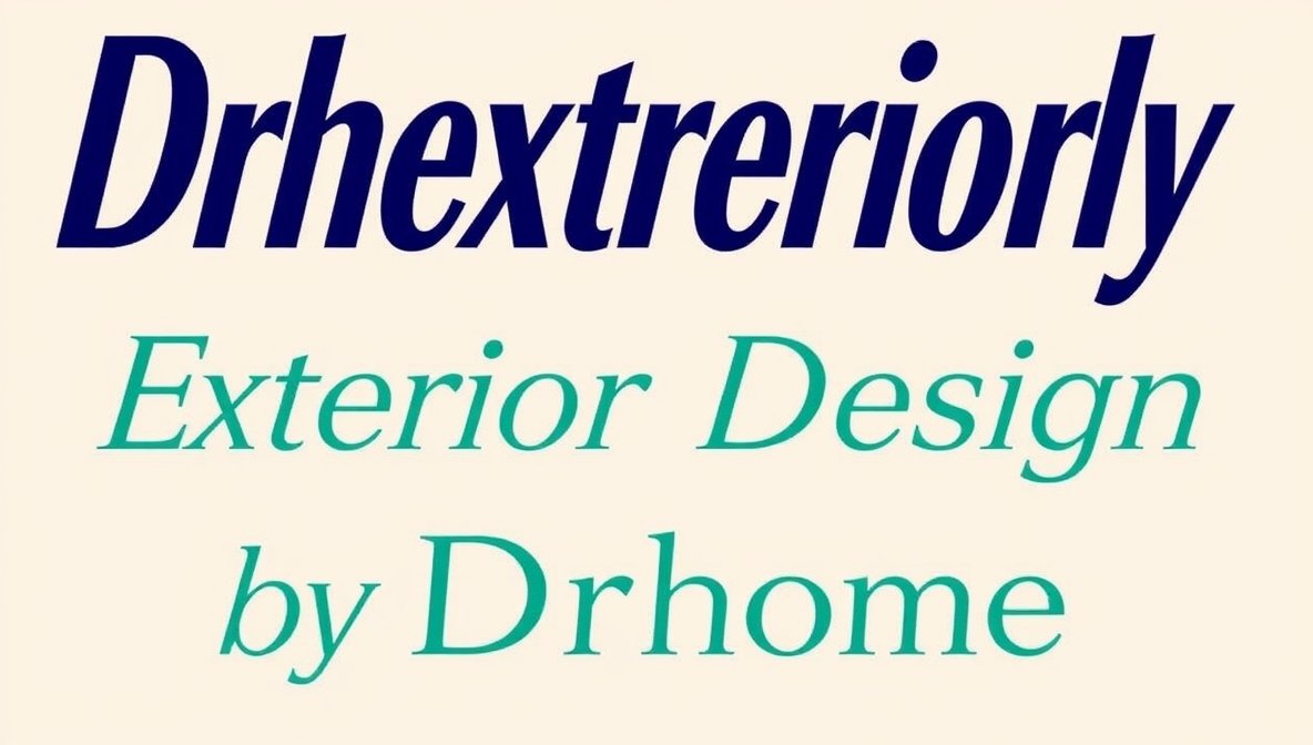 drhextreriorly exterior design by drhomey