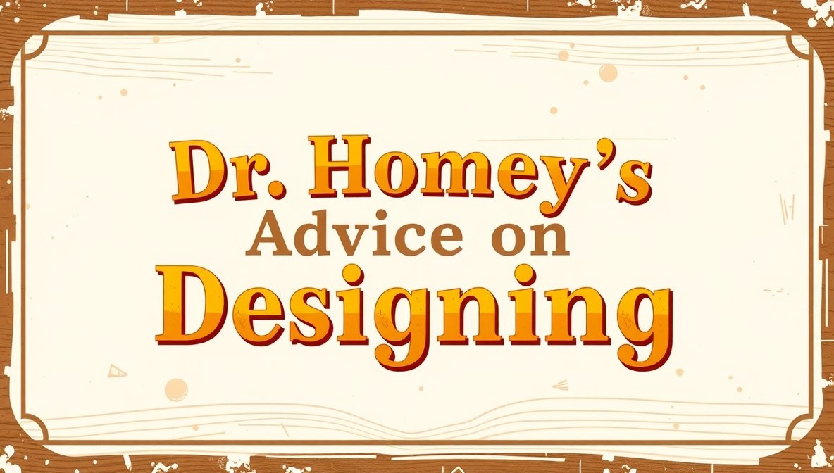 drhomey advice on designing